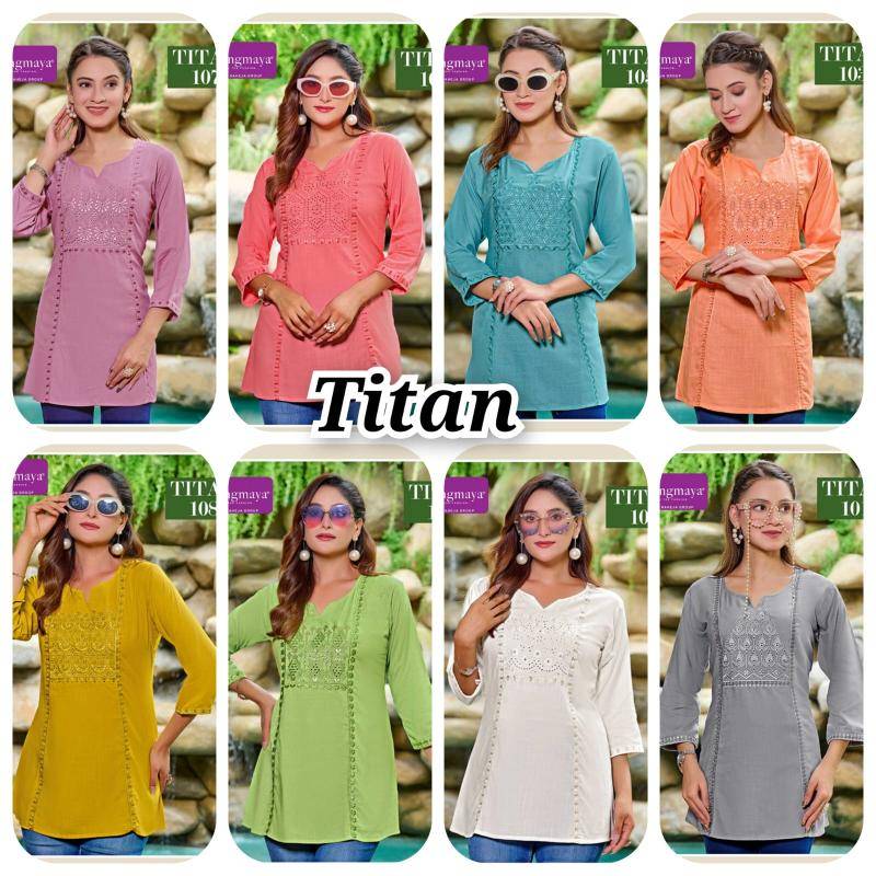 Rangmaya titan Designer kurtis wholesale in Mumbai